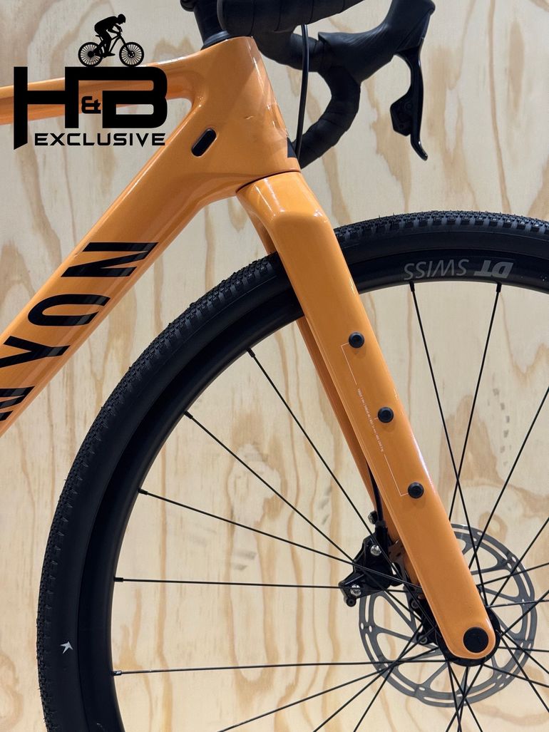 Used Canyon Grizl CF SL 7 ETap Carbon Sram Rival XPLR AXS 2023 Road & Gravel, Orange — image 3 of 11