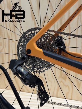 Used Canyon Grizl CF SL 7 ETap Carbon Sram Rival XPLR AXS 2023 Road & Gravel, Orange — image 10 of 11