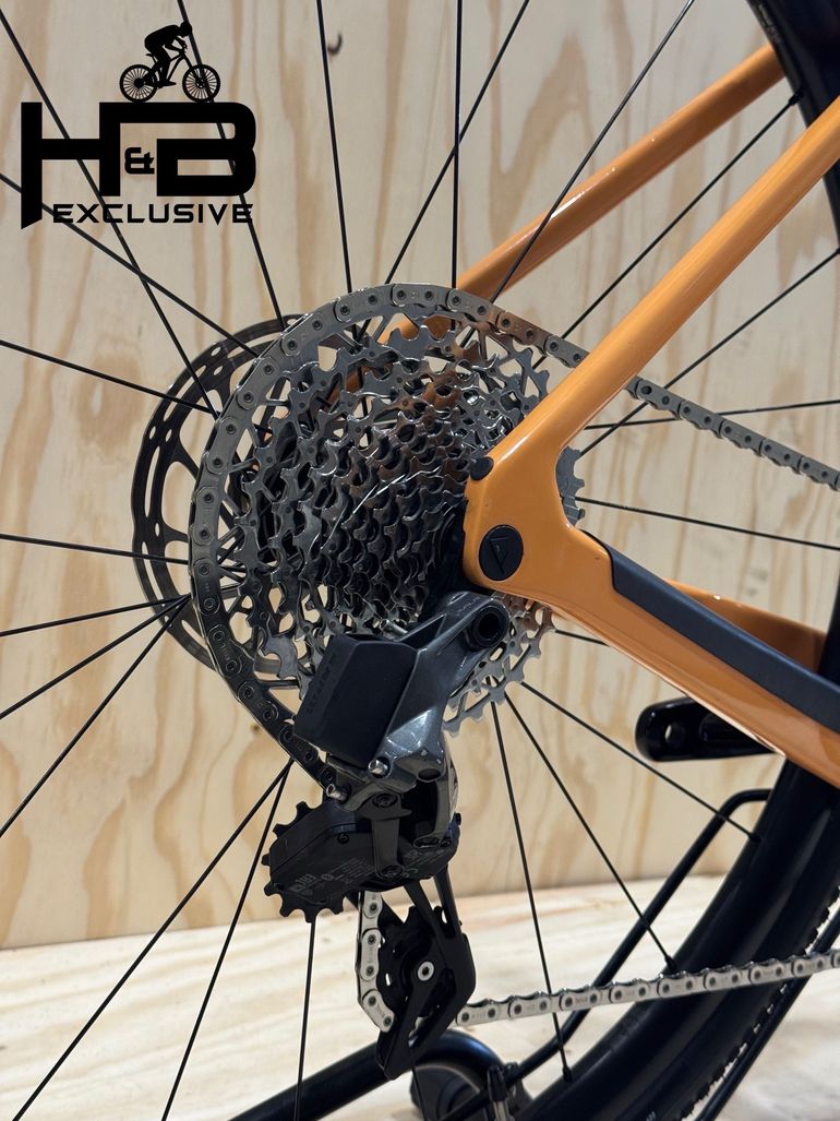 Used Canyon Grizl CF SL 7 ETap Carbon Sram Rival XPLR AXS 2023 Road & Gravel, Orange — image 11 of 11