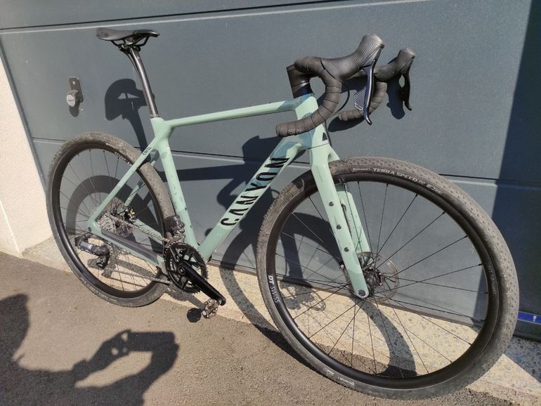 Used Canyon Grizl SRAM Rival eTap AXS 2024 Road & Gravel, Green — image 2 of 12