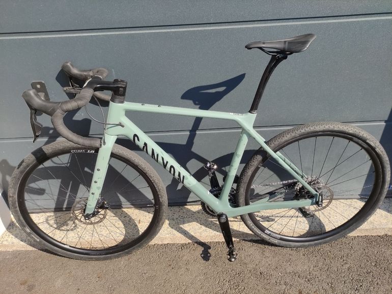 Used Canyon Grizl SRAM Rival eTap AXS 2024 Road & Gravel, Green — image 9 of 12