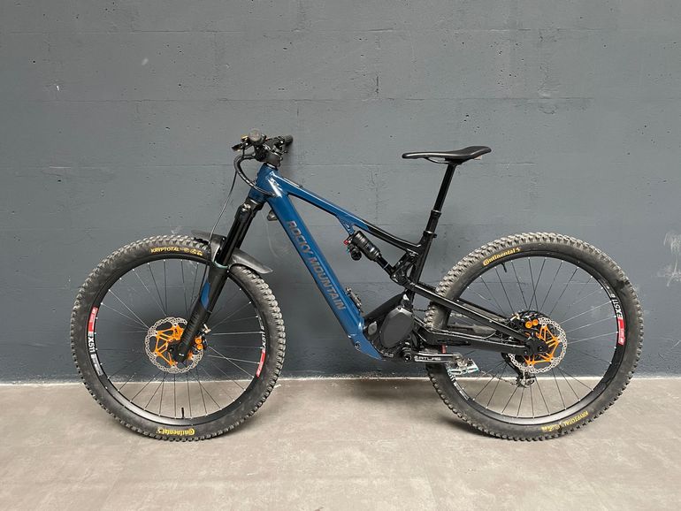 Used Rocky Mountain Instinct SRAM X01 Eagle 2024 Mountainbike, Blue — image 2 of 13