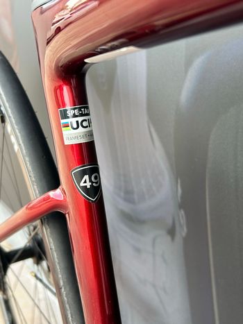 Used Specialized Tarmac Frameset 2025 Road & Gravel, Red — image 3 of 15