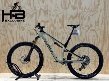 Used Canyon Neuron CF 9 SL Carbon Sram GX AXS 2022 Mountainbike, White — image 2 of 13