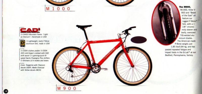 Gebrauchtes Cannondale M900 CAD3 1997 Mountainbike, Orange — Bild 16 von 16
