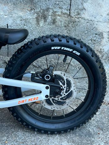 Used Kids Ride Shotgun Dirt Hero 2026 Youth, White — image 3 of 8