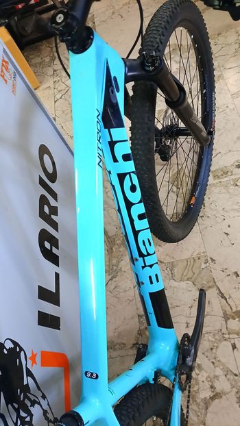 Used Bianchi Nitron 9.2 XT/SLX 2025 2025 Mountainbike, Blue — image 6 of 9