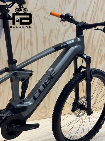 Used CUBE Stereo Hybrid 120 Pro 750 Shimano Deore 2024 Mountainbike, Light Gray — image 11 of 13