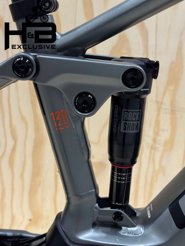 Used CUBE Stereo Hybrid 120 Pro 750 Shimano Deore 2024 Mountainbike, Light Gray — image 10 of 13