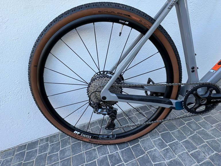 Used Canyon Grizl CF SL 8 Suspension 1by 2024 2024 Road & Gravel, Hellgrau — image 12 of 14