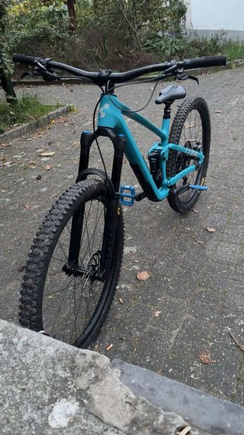 Used CUBE STEREO 150 C:62, TM 29 2023 2023 Mountainbike, Blue, 29 — image 3 of 5