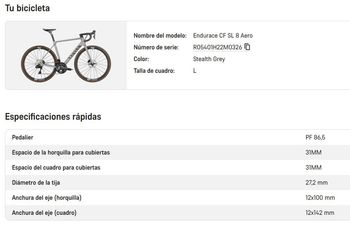 Used Canyon Endurace CF SL 8 Aero 2023 2023 Road & Gravel, Light Gray — image 7 of 28