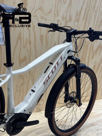 Used Scott Axis ERide 10 Shimano XT 2022 Urban, White — image 13 of 15