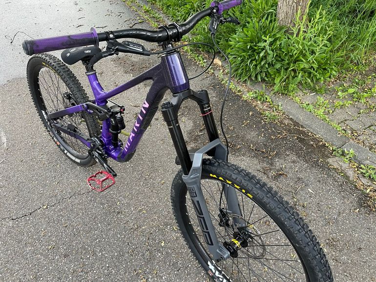 Used Marin Quake Frame Kit 2026 2026 Mountainbike, Purple, 27.5 — image 3 of 8