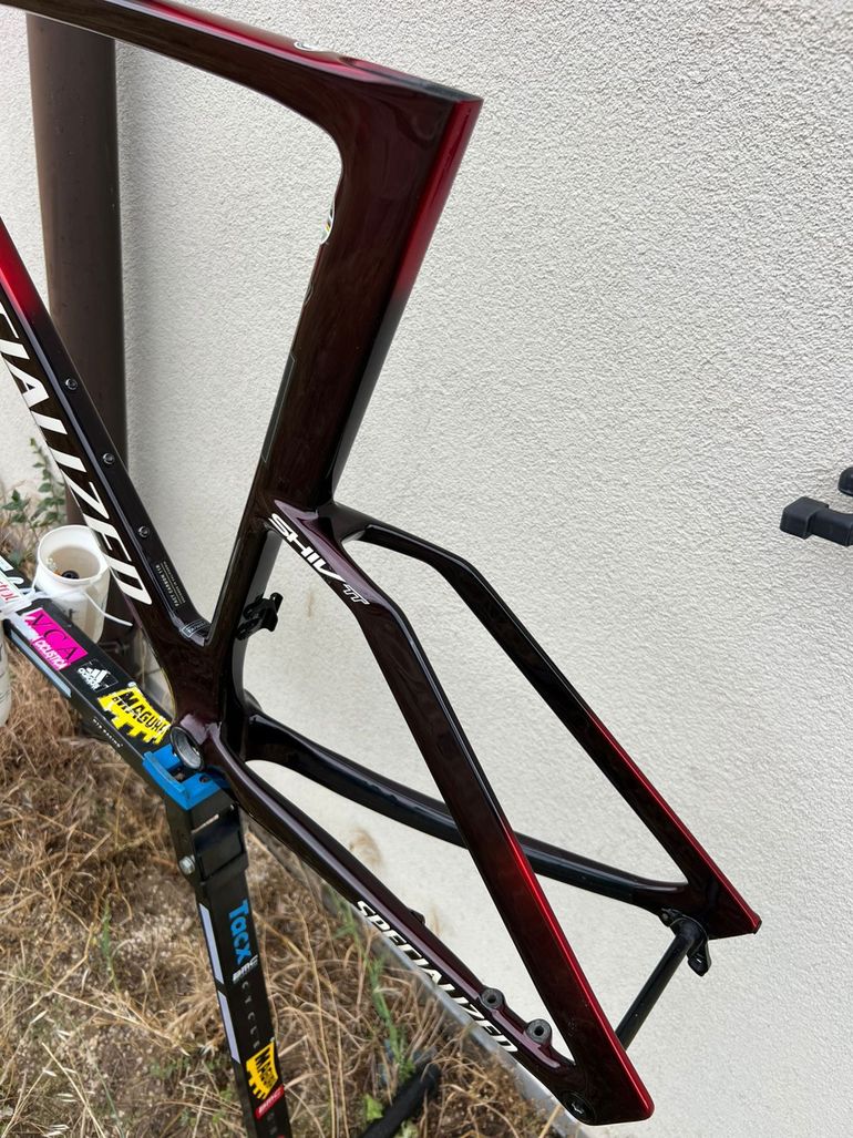 Used Specialized S-Works Shiv TT Disc Module - Speed of Light Collection 2023 Frameset 2023 Road & Gravel, Red — image 3 of 13