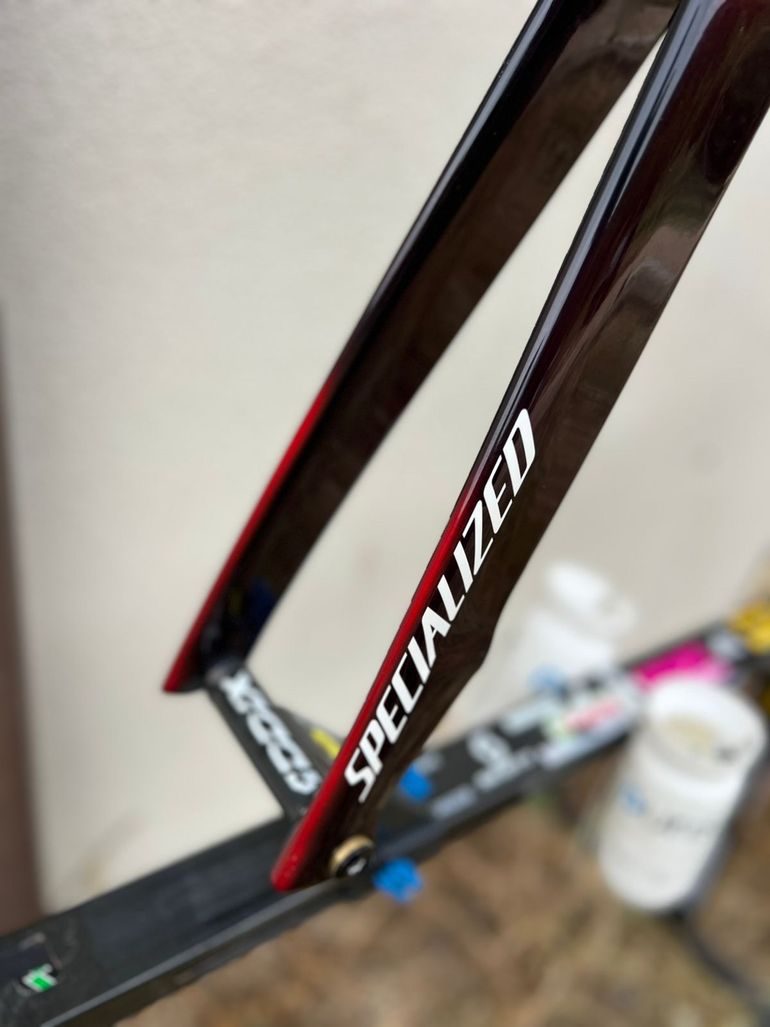 Used Specialized S-Works Shiv TT Disc Module - Speed of Light Collection 2023 Frameset 2023 Road & Gravel, Red — image 6 of 13