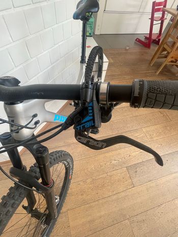 Used Propain Hugene SRAM X01 Eagle 2018 Mountainbike, Hellgrau — image 5 of 5