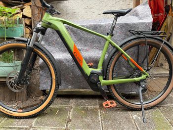 Used CUBE REACTION HYBRID ONE 625 2021 2021 Mountainbike, Green — image 2 of 7