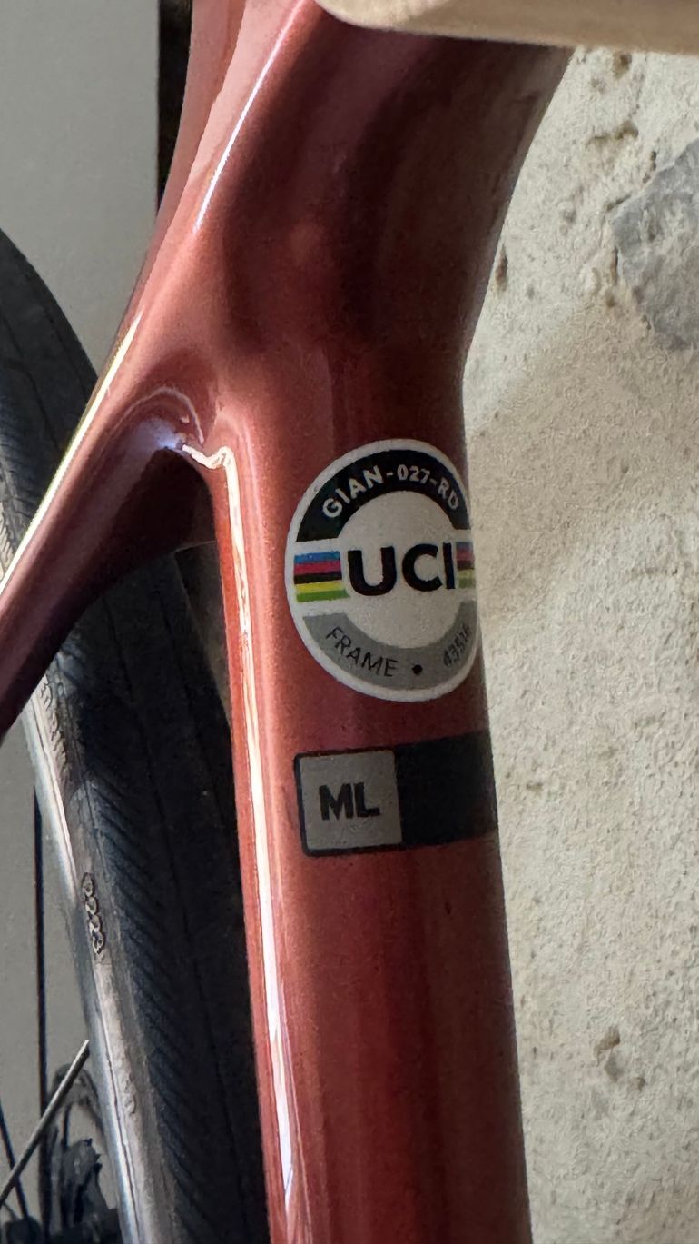 Used Giant TCR Advanced SL Disc 1 2022 2022 Road & Gravel, Orange — image 8 of 13