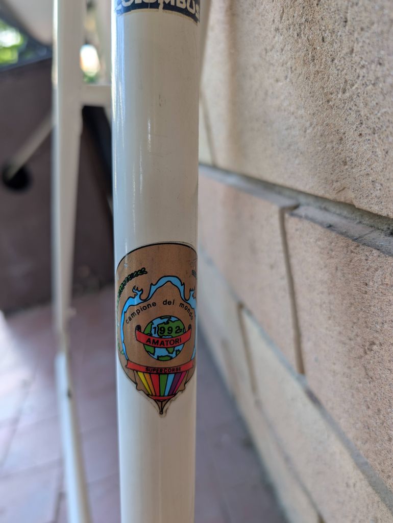 Used Columbus C Bresci Columbus Aelle Frameset 53x53 Frameset 1980 Road & Gravel, White — image 7 of 14
