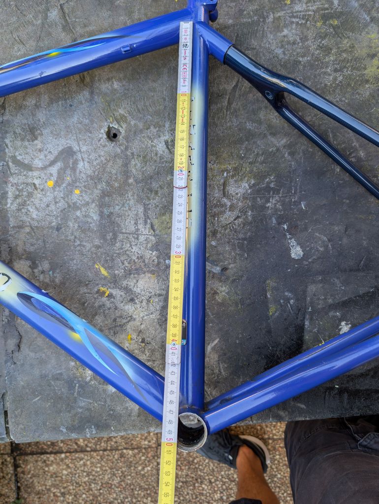 Used Pinarello Pinarello Opera 53 C/c Frameset 1995 Road & Gravel, Blau — image 13 of 15