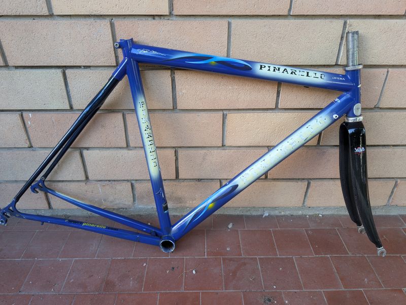 Gebrauchtes Pinarello Opera 53 C/c Frameset 1995 Road & Gravel, Blau — Bild 1 von 15