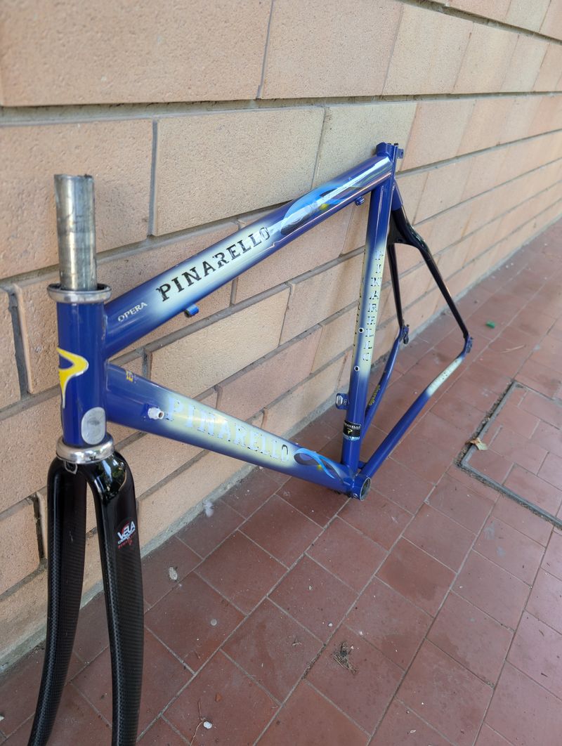 Gebrauchtes Pinarello Opera 53 C/c Frameset 1995 Road & Gravel, Blau — Bild 10 von 15