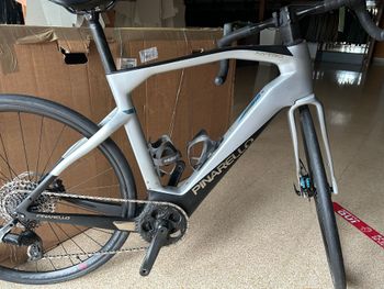 Used Pinarello NYTRO E5 GRAVEL - SRAM RIVAL AXS 2026 2026 Road & Gravel, Light Gray — image 2 of 6