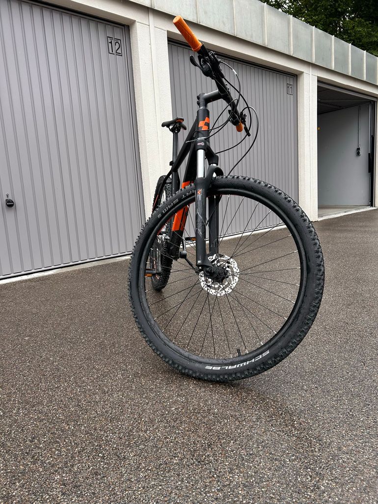 Used CUBE Aim Shimano Acera 2022 Mountainbike, Black — image 2 of 6
