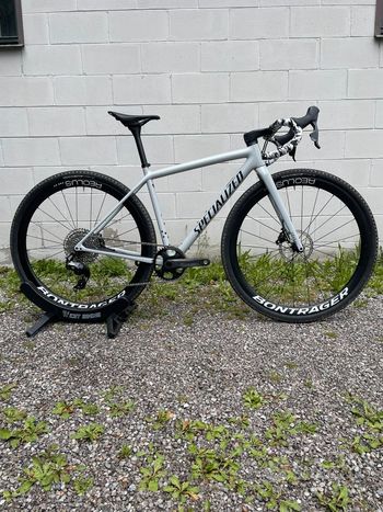 Used Specialized Crux Comp 2023 2023 Road & Gravel, Light Gray — image 2 of 5