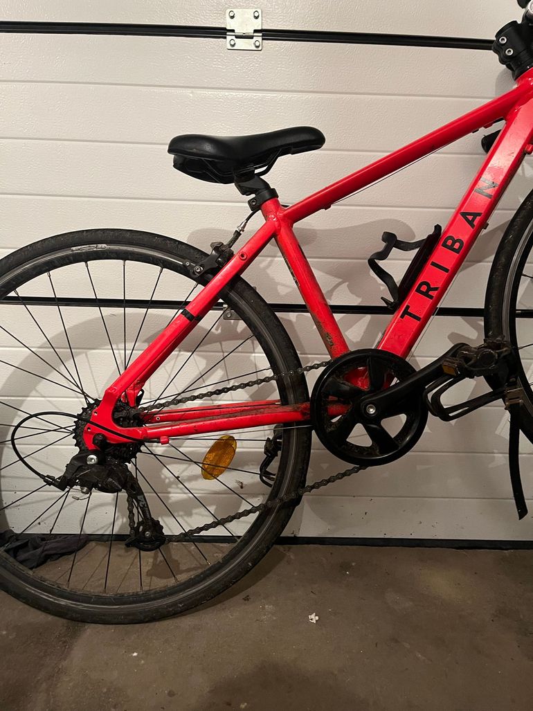 Used TRIBAN Bicycle Touring Road Bike RC100 2024 2024 Road & Gravel, Red — image 2 of 6