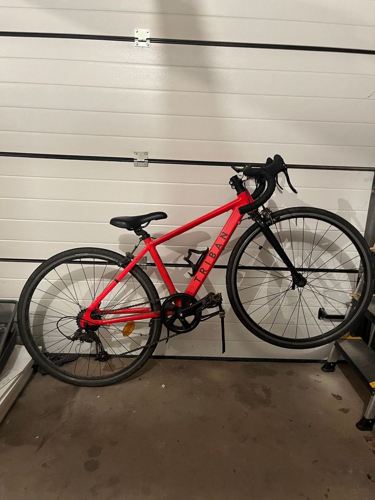 Used TRIBAN Bicycle Touring Road Bike RC100 2024 2024 Road & Gravel, Red — image 1 of 6