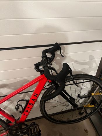 Used TRIBAN Bicycle Touring Road Bike RC100 2024 2024 Road & Gravel, Red — image 5 of 6
