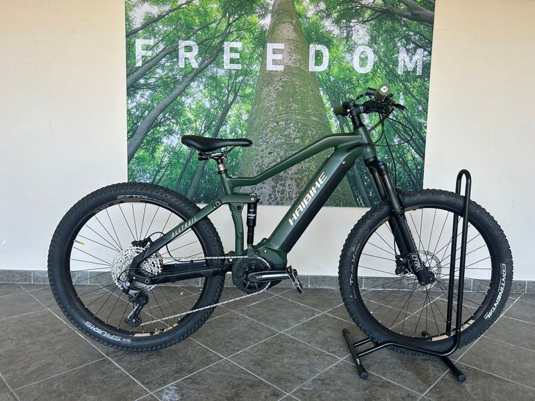 Used Haibike AllTrail 4 27.5 2022 2022 Mountainbike, Green, 27.5 — image 6 of 11