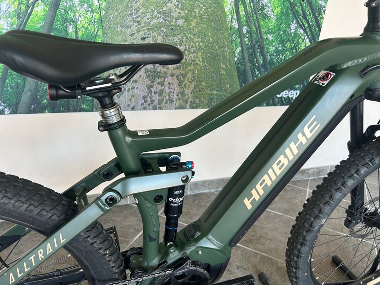 Used Haibike AllTrail 4 27.5 2022 2022 Mountainbike, Green, 27.5 — image 7 of 11