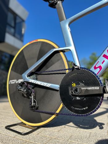 Used Specialized S-Works Shiv TT Disc Module - FACT 11r Carbon 2025 2025 Road & Gravel, Blue — image 5 of 9