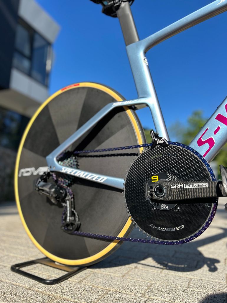 Used Specialized S-Works Shiv TT Disc Module - FACT 11r Carbon 2025 2025 Road & Gravel, Blue — image 5 of 9