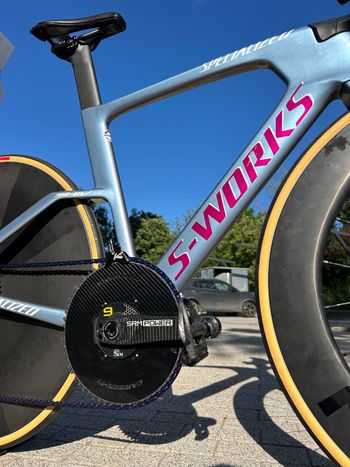 Used Specialized S-Works Shiv TT Disc Module - FACT 11r Carbon 2025 2025 Road & Gravel, Blue — image 6 of 9