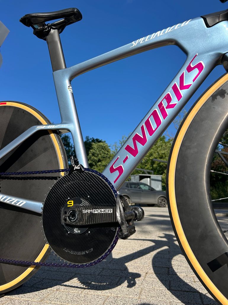Used Specialized S-Works Shiv TT Disc Module - FACT 11r Carbon 2025 2025 Road & Gravel, Blue — image 6 of 9