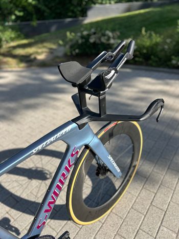 Used Specialized S-Works Shiv TT Disc Module - FACT 11r Carbon 2025 2025 Road & Gravel, Blue — image 4 of 9