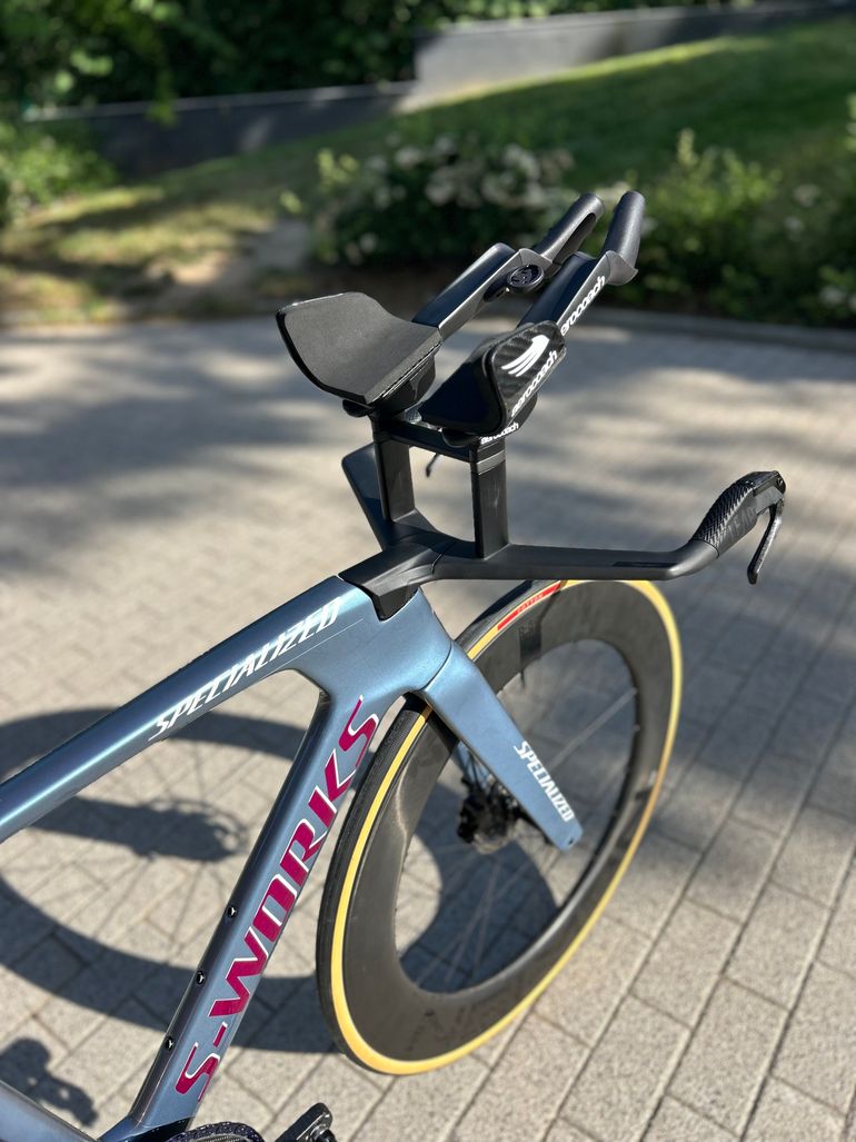 Used Specialized S-Works Shiv TT Disc Module - FACT 11r Carbon 2025 2025 Road & Gravel, Blue — image 4 of 9