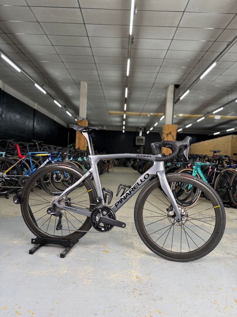 Used Pinarello Dogma F12 Di2 Carbon 2023 Road & Gravel, Light Gray — image 1 of 24