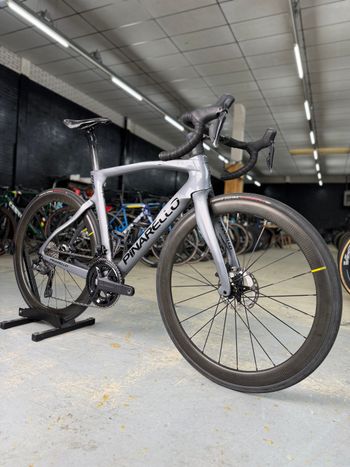 Used Pinarello Dogma F12 Di2 Carbon 2023 Road & Gravel, Light Gray — image 2 of 24