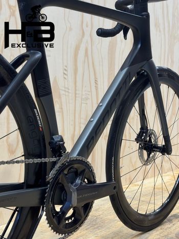 Used Benotti Fuoco Aero Disc Carbon Shimano Ultegra Di2 2022 Road & Gravel, Black — image 9 of 11