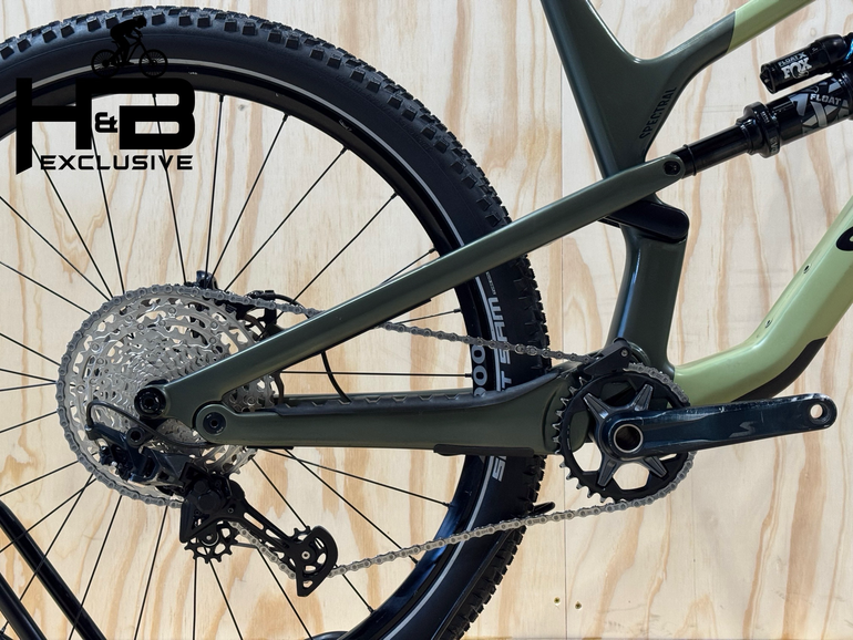 Used Canyon Spectral 29 CF 7 Carbon Shimano SLX 2022 Mountainbike, Green — image 3 of 13