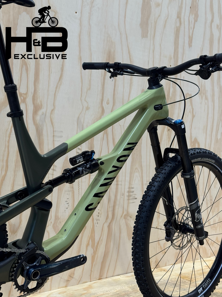 Used Canyon Spectral 29 CF 7 Carbon Shimano SLX 2022 Mountainbike, Green — image 11 of 13