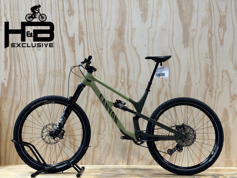 Used Canyon Spectral 29 CF 7 Carbon Shimano SLX 2022 Mountainbike, Green — image 2 of 13