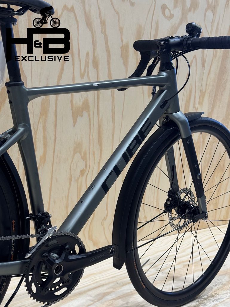 Used CUBE NUROAD Pro FE Shimano GRX 2022 Road & Gravel, Light Gray — image 11 of 13