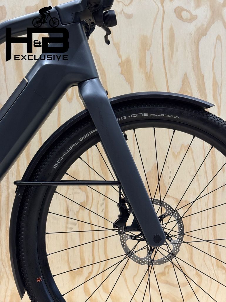 Used Canyon Precede:ON CF 9 Carbon Enviolo 2022 Urban, Hellgrau — image 4 of 13