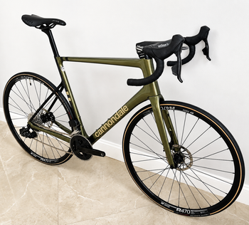 Used Cannondale SuperSix EVO Carbon Disc Rival AXS 2023 2023 Road & Gravel, Green — image 4 of 25